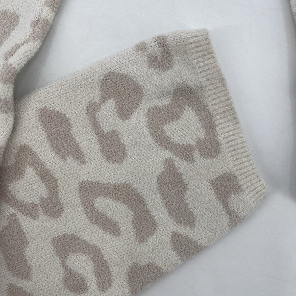 BAREFOOT DREAMS Cozychic Ultra Lite Large Leopard Leggings Cream/Stone Soft - Picture 8 of 15